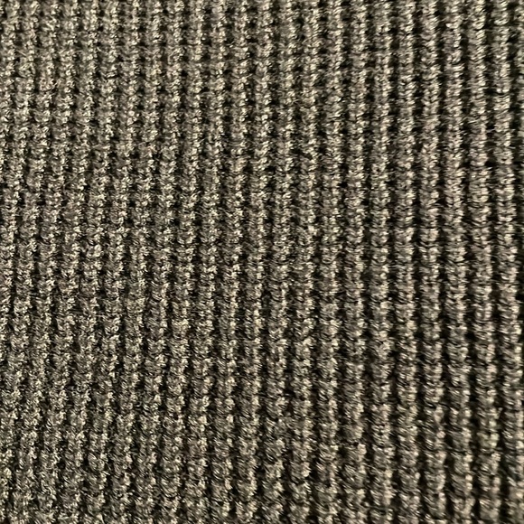 Lululemon Athletica The Sweater Life charcoal gray v-neck knit tunic sweater - Picture 4 of 9